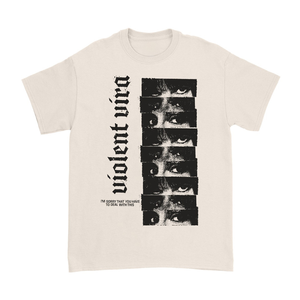 Violent Vira Merch False Reaction Eyes T-Shirt Gift For Alternative Metal Music Lover 1 - Unicasport Violent Vira Merch False Reaction Eyes T-Shirt Gift For Alternative Metal Music Lover