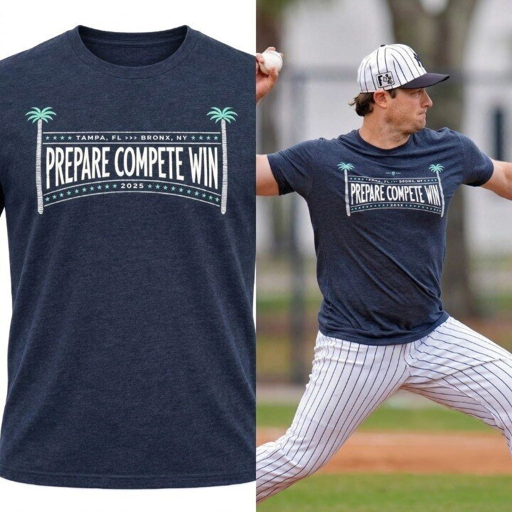 Gerrit Cole Prepare Compete Win 2026 T-Shirt Gerrit Cole Merch Gift Idea For Baseball Fans 1 - Unicasport Gerrit Cole Prepare Compete Win 2026 T-Shirt Gerrit Cole Merch Gift Idea For Baseball Fans