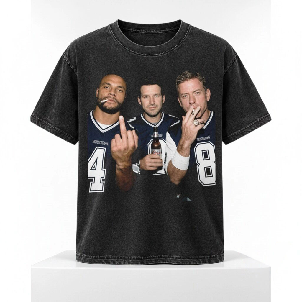 Dak Prescott Tony Romo Troy Aikman 2026 T-Shirt Funny Meme Tee Gift For Football Fans 1 - Unicasport Dak Prescott Tony Romo Troy Aikman 2026 T-Shirt Funny Meme Tee Gift For Football Fans