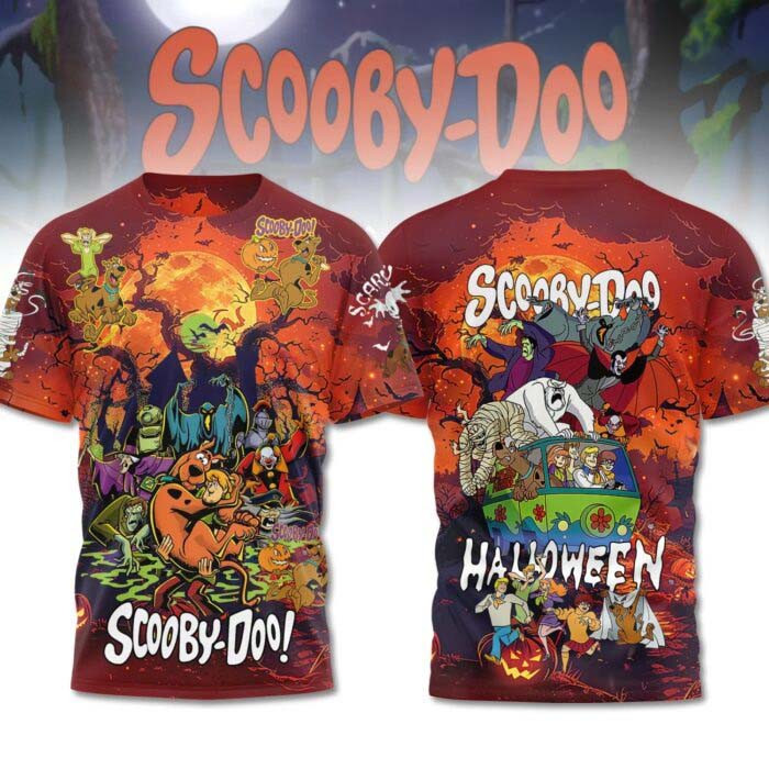 Scooby-Doo Merch Halloween Spooky Nights T-Shirt Great Gift For Best Friends 1 - Unicasport Scooby-Doo Merch Halloween Spooky Nights T-Shirt Great Gift For Best Friends