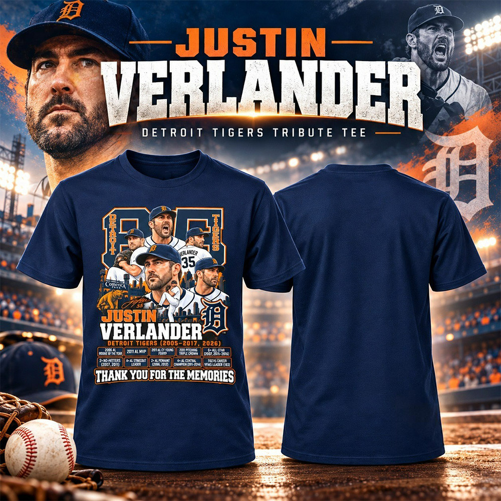 Justin Verlander Detroit Tigers Tribute Shirt Justin Verlander Commemorative Apparel Gifts Idea 1 - Unicasport Justin Verlander Detroit Tigers Tribute Shirt Justin Verlander Commemorative Apparel Gifts Idea