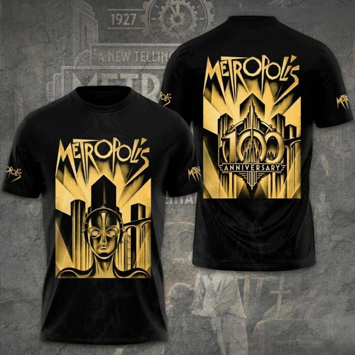 Metropolis Merch Sci-Fi Movie 100th Anniversary T-Shirt Gift For Film Lover 1 - Unicasport Metropolis Merch Sci-Fi Movie 100th Anniversary T-Shirt Gift For Film Lover