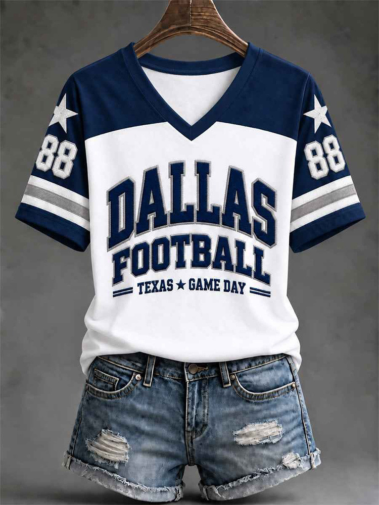 Dallas Cowboys Merch Dallas Football Texas Game Day V-Neck Shirt NFL Shirt Football Fan Gifts 1 - Unicasport Dallas Cowboys Merch Dallas Football Texas Game Day V-Neck Shirt NFL Shirt Football Fan Gifts