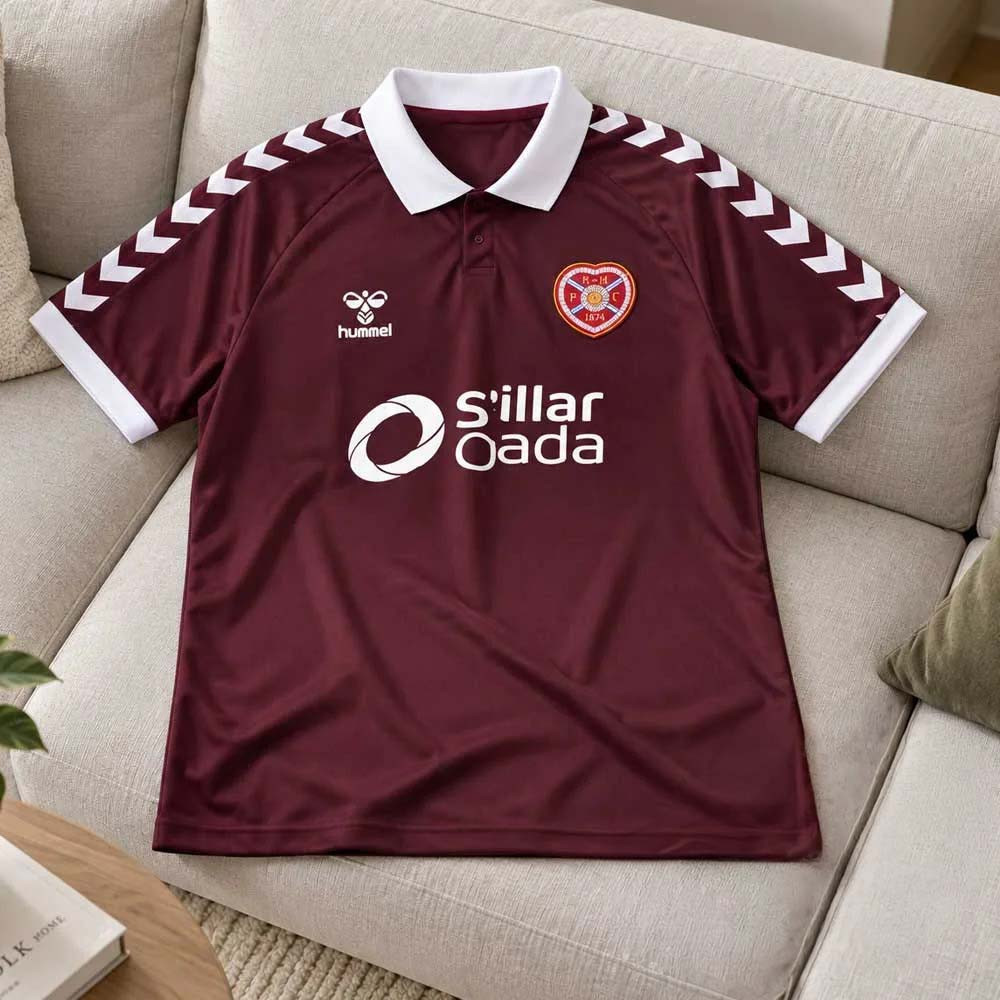 Hummel Heart Of Midlothian FC Merch 2026 27 Home Maroon Polo Shirt Gift For Bestie 1 - Unicasport Hummel Heart Of Midlothian FC Merch 2026 27 Home Maroon Polo Shirt Gift For Bestie