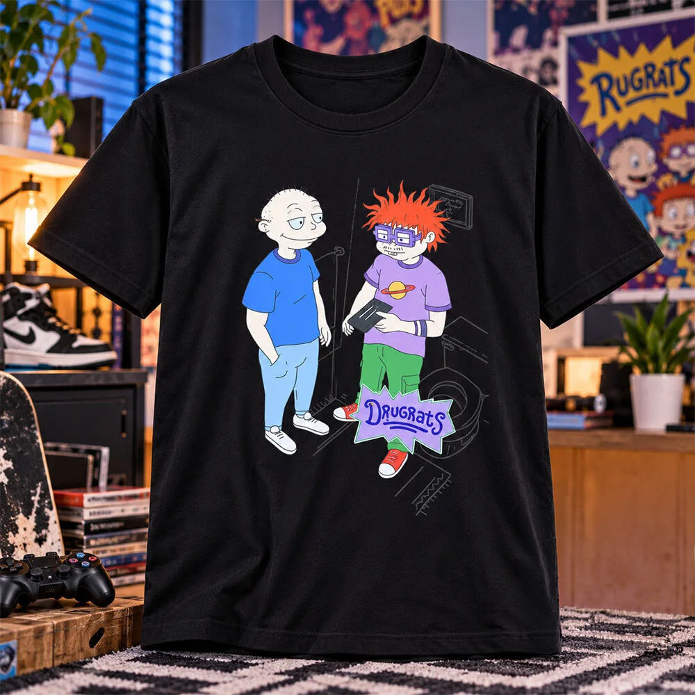Tommy And Chuckie Drugrats Funny Shirt Rugrats Merch Hilarious Cartoo Apparel Gifts Ideas 1 - Unicasport Tommy And Chuckie Drugrats Funny Shirt Rugrats Merch Hilarious Cartoo Apparel Gifts Ideas
