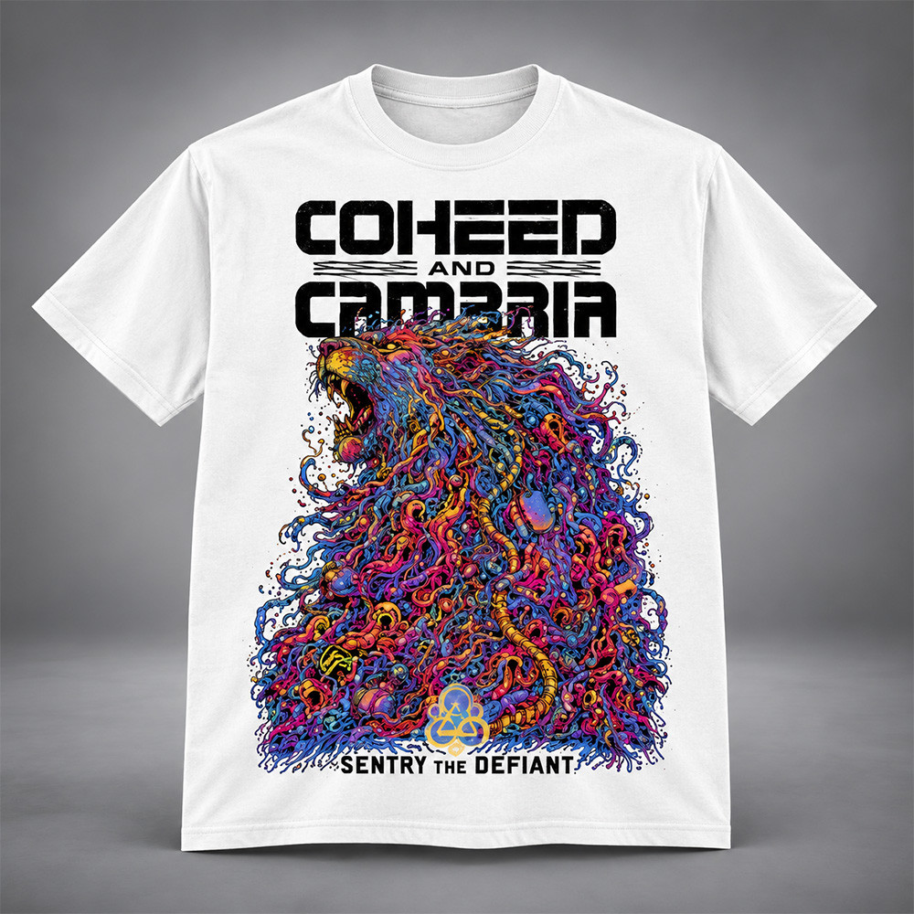 Coheed And Cambria Merch Sentry The Defiant Red Rocks 2026 Shirt Concert Apparel Gift Ideas 1 - Unicasport Coheed And Cambria Merch Sentry The Defiant Red Rocks 2026 Shirt Concert Apparel Gift Ideas