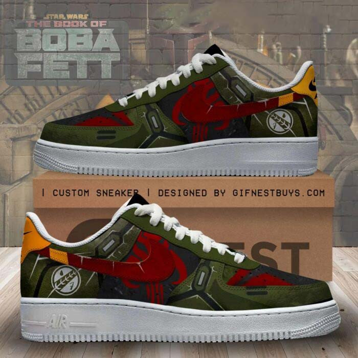 Star Wars x Merch The Book Of Boba Fett Sneakers Gift For Movie Lover 1 - Unicasport Star Wars x Merch The Book Of Boba Fett Sneakers Gift For Movie Lover