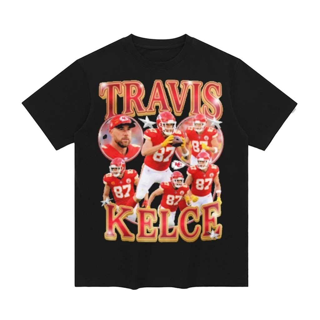 Travis Kelce Kansas City Chiefs Bootleg Vintage T-Shirt #87 Travis Kelce Merch Football Gifts 1 - Unicasport Travis Kelce Kansas City Chiefs Bootleg Vintage T-Shirt #87 Travis Kelce Merch Football Gifts