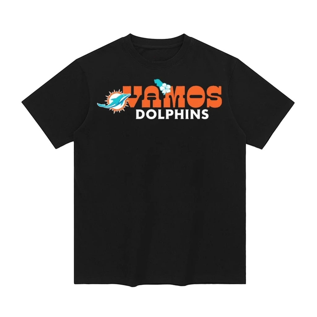 Vamos Dolphins Hispanic Heritage Month 2026 T-Shirt Miami Dolphins Merch Gift For Football Fans 1 - Unicasport Vamos Dolphins Hispanic Heritage Month 2026 T-Shirt Miami Dolphins Merch Gift For Football Fans