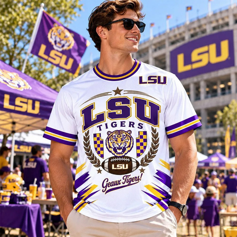 LSU Tigers Merch Geaux Tigers Football Concept Shirt Game Day Outfits College Gifts Ideas 1 - Unicasport LSU Tigers Merch Geaux Tigers Football Concept Shirt Game Day Outfits College Gifts Ideas
