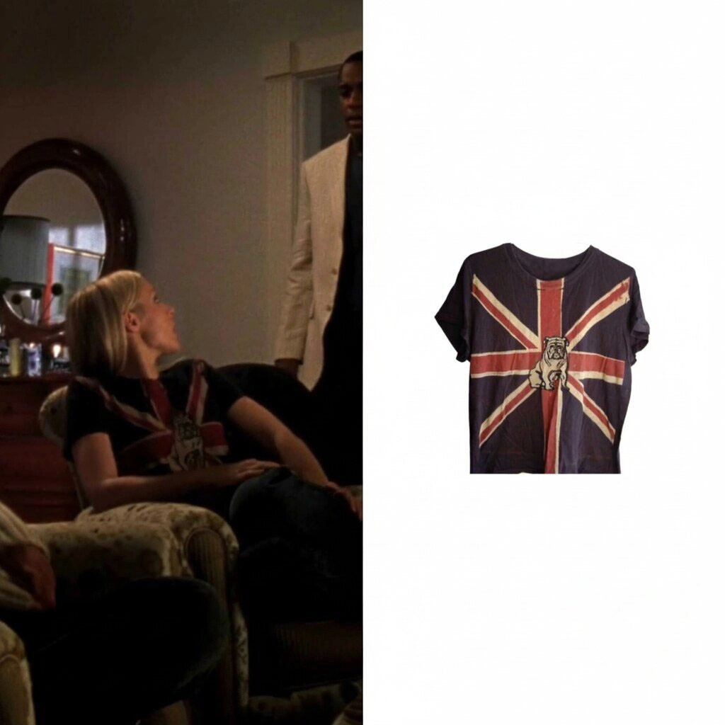 Veronica Mars Veronica Mars Actor Kristen Bell Lucky Brand London Girls Bulldog T-Shirt Gifts 1 - Unicasport Veronica Mars Veronica Mars Actor Kristen Bell Lucky Brand London Girls Bulldog T-Shirt Gifts