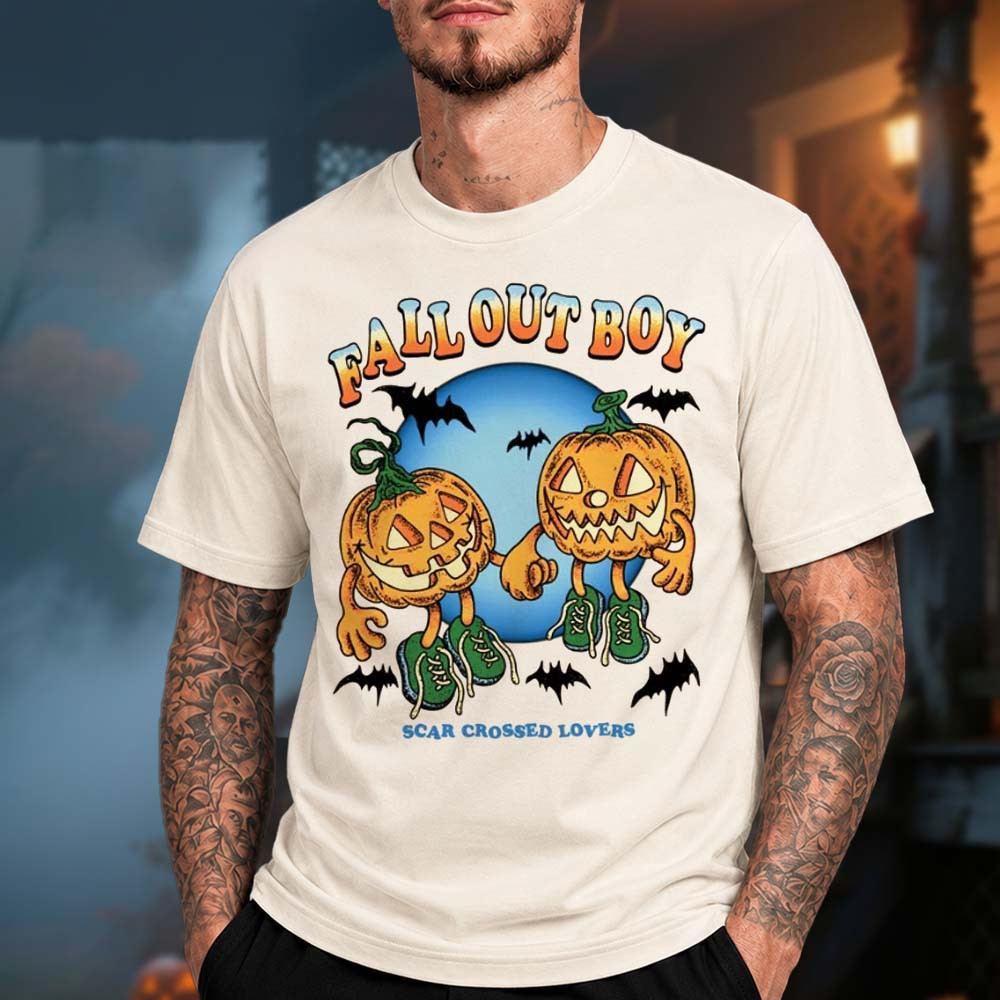 Fall Out Boy Merch Halloween Collection 2026 Scar Crossed Pumpkins T-Shirt Gift For Pop-Punk Lover 1 - Unicasport Fall Out Boy Merch Halloween Collection 2026 Scar Crossed Pumpkins T-Shirt Gift For Pop-Punk Lover