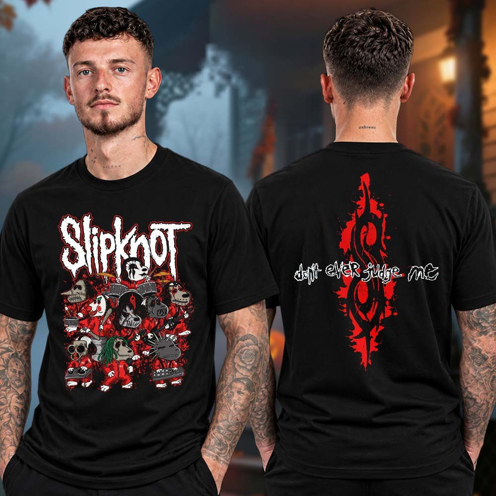 Slipknot x Snoopy Merch Don't Ever Judge Me Snoop Knot T-Shirt Gift For Fans 1 - Unicasport Slipknot x Snoopy Merch Don't Ever Judge Me Snoop Knot T-Shirt Gift For Fans