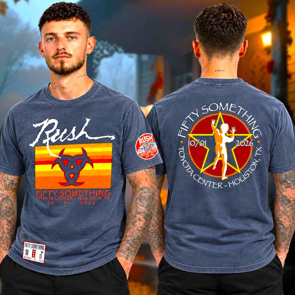 Rush Merch At Toyota Center In Houston TX 2026 T-Shirt Gift For Progressive Rock Lover 1 - Unicasport Rush Merch At Toyota Center In Houston TX 2026 T-Shirt Gift For Progressive Rock Lover