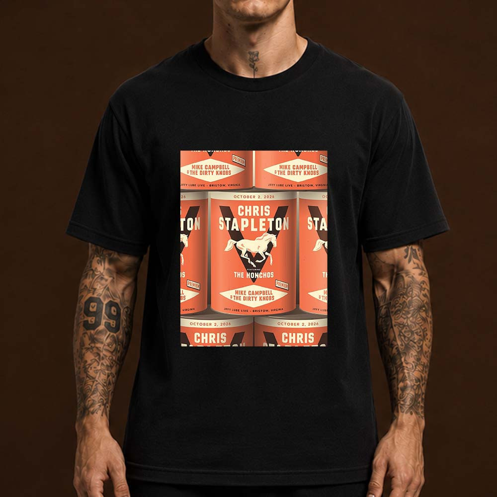 Chris Stapleton Merch At Jiffy Lube Live 2026 T-Shirt Gift For Country Music Lover 1 - Unicasport Chris Stapleton Merch At Jiffy Lube Live 2026 T-Shirt Gift For Country Music Lover