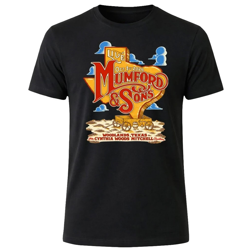 Mumford And Sons Merch 2026 Woodlands Texas T-Shirt Concert Outfits Present For Music Lovers 1 - Unicasport Mumford And Sons Merch 2026 Woodlands Texas T-Shirt Concert Outfits Present For Music Lovers