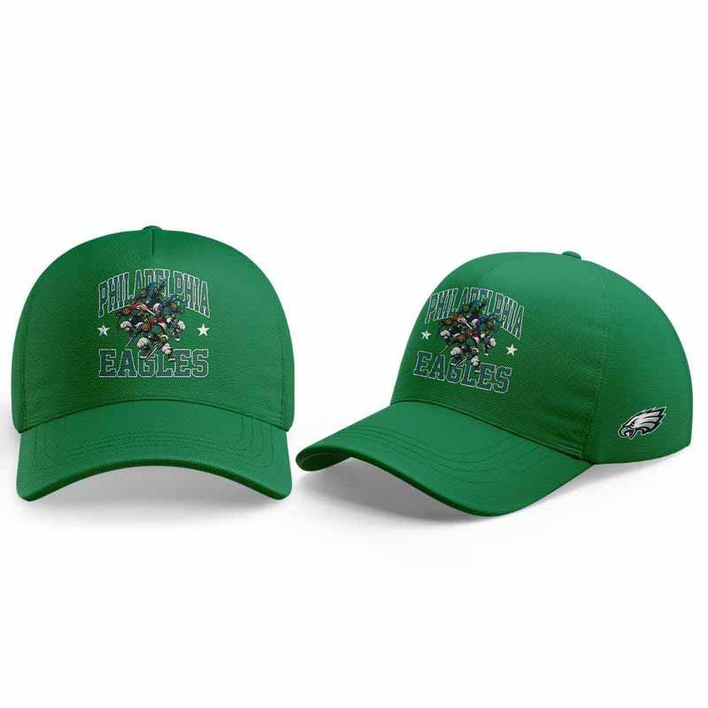 Philadelphia Eagles Merch x Teenage Mutant Ninja Turtles 2026 Baseball Cap Eagles Lover Gift 1 - Unicasport Philadelphia Eagles Merch x Teenage Mutant Ninja Turtles 2026 Baseball Cap Eagles Lover Gift