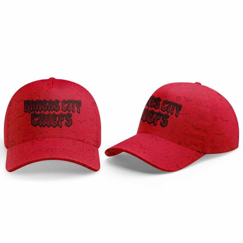 Kansas City Chiefs Merch x Halloween Night 2026 Baseball Cap Gift For Chiefs Lover 1 - Unicasport Kansas City Chiefs Merch x Halloween Night 2026 Baseball Cap Gift For Chiefs Lover