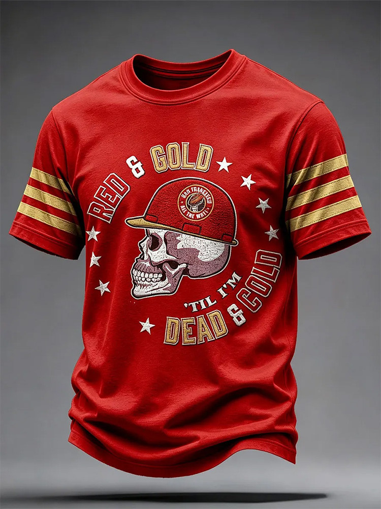 San Francisco 49ers Merch Dead And Gold Dead And Cold T-Shirt NFL Outfit Football Gift Idea 1 - Unicasport San Francisco 49ers Merch Dead And Gold Dead And Cold T-Shirt NFL Outfit Football Gift Idea