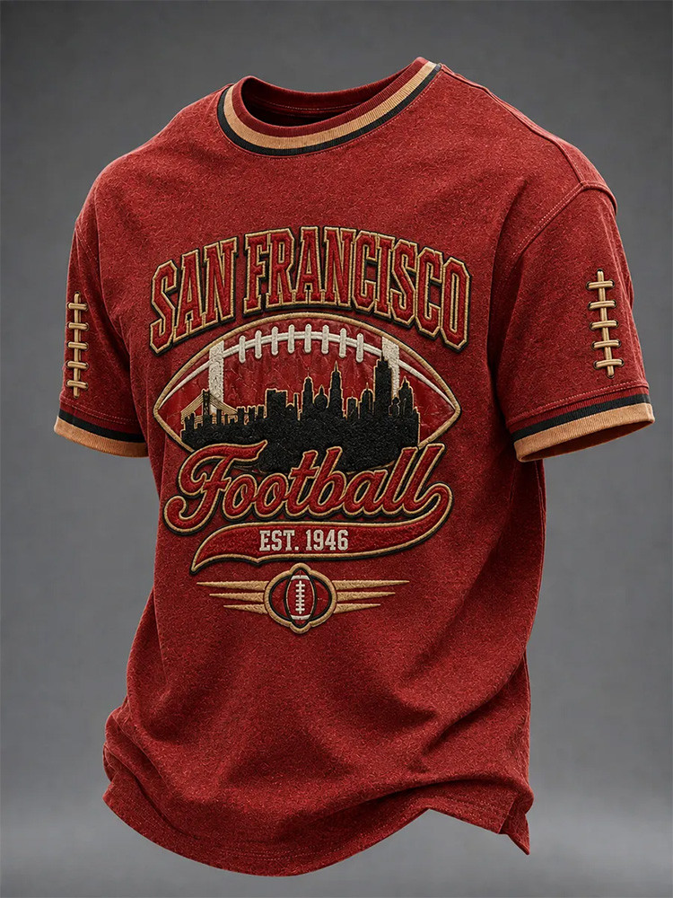 San Francisco 49ers Merch San Francisco Football Est 1946 T-Shirt NFL Outfit Gifts Idea 1 - Unicasport San Francisco 49ers Merch San Francisco Football Est 1946 T-Shirt NFL Outfit Gifts Idea