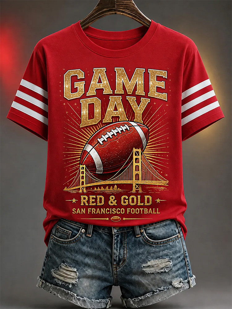 San Francisco 49ers Merch Game Day Red And Gold San Francisco Football Shirt NFL Outfit 1 - Unicasport San Francisco 49ers Merch Game Day Red And Gold San Francisco Football Shirt NFL Outfit
