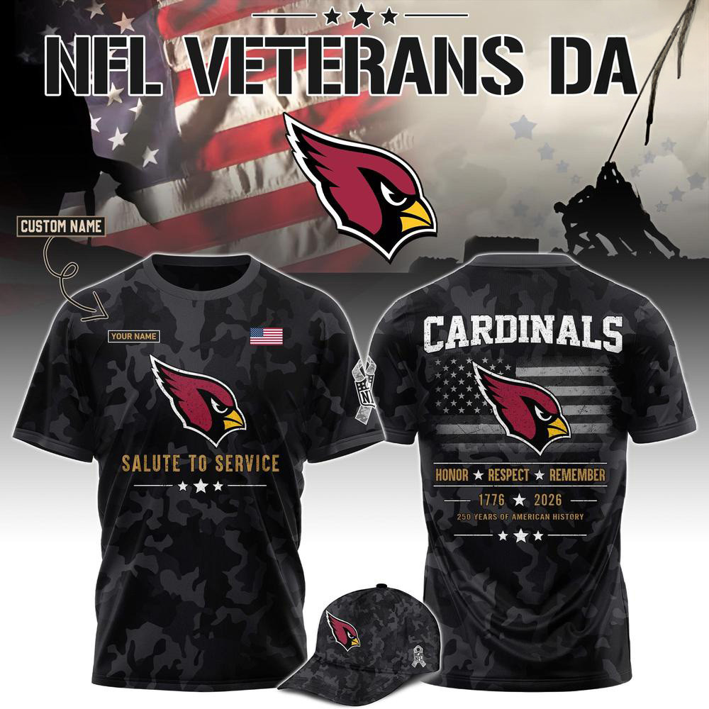 Custom Arizona Cardinals Merch NFL X Veterans Day Black Camo Shirt Game Day Fashion Gifts Ideas 1 - Unicasport Custom Arizona Cardinals Merch NFL X Veterans Day Black Camo Shirt Game Day Fashion Gifts Ideas