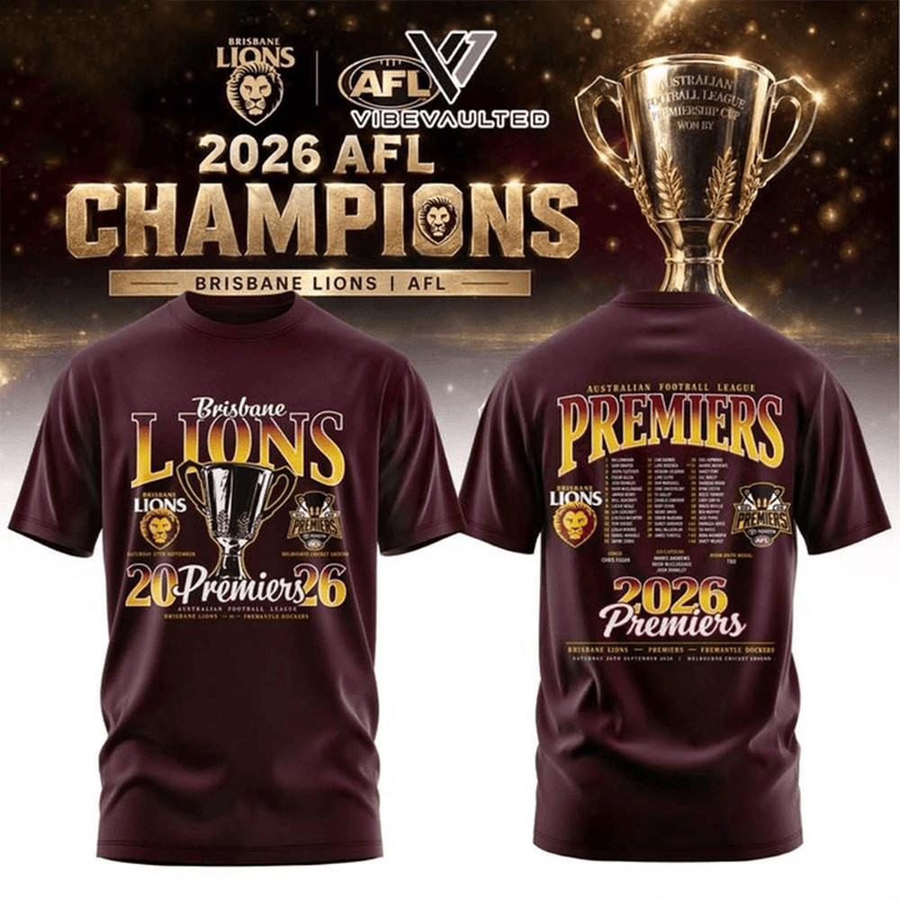 Brisbane Lions Merch 2026 Three Peat Team Roster Shirt Brisbane Lions Game Day Clothing Gift Idea 1 - Unicasport Brisbane Lions Merch 2026 Three Peat Team Roster Shirt Brisbane Lions Game Day Clothing Gift Idea