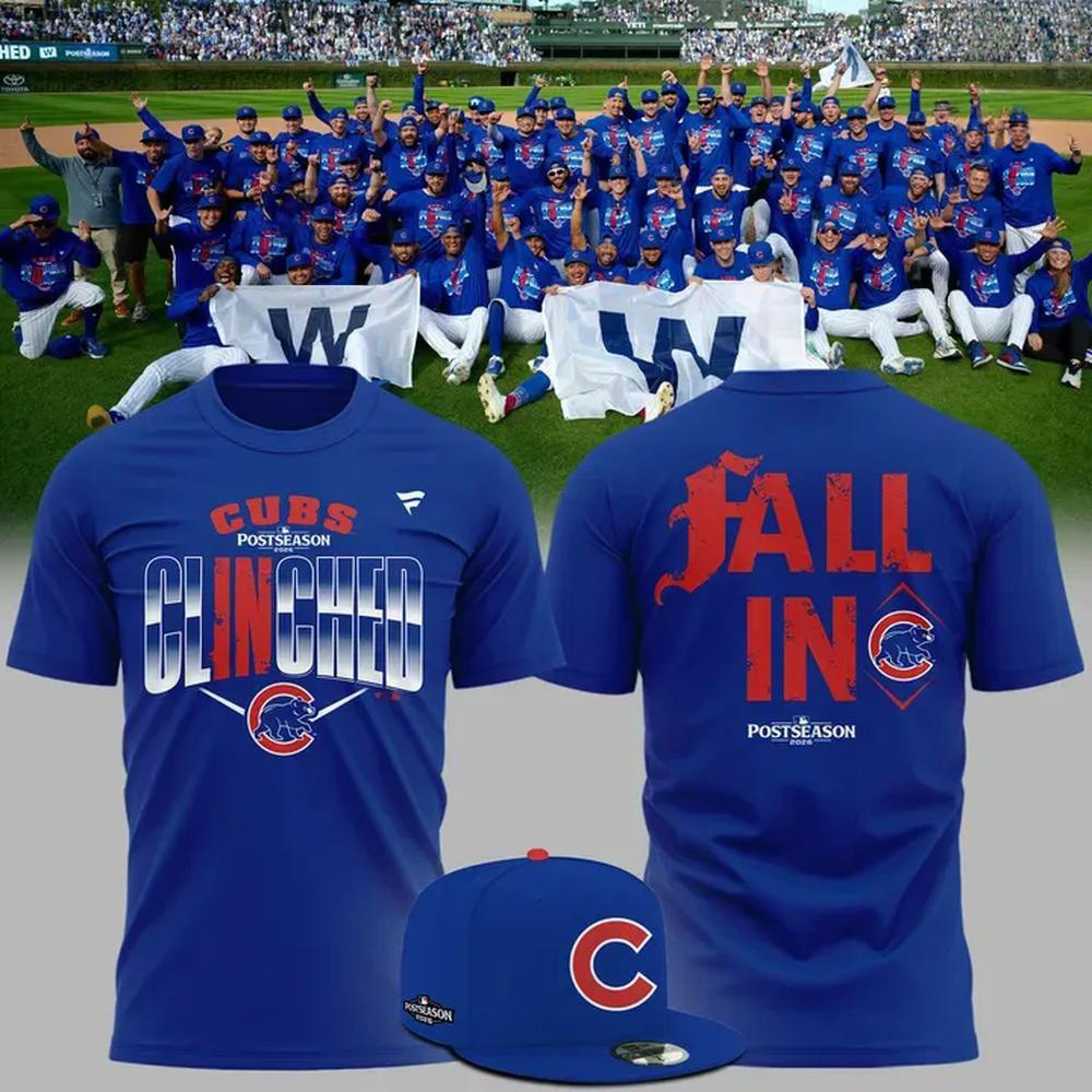 Chicago Cubs Merch 2026 Postseason Fall In Shirt Baseball Game Day Clothing Cubs Fans Gifts 1 - Unicasport Chicago Cubs Merch 2026 Postseason Fall In Shirt Baseball Game Day Clothing Cubs Fans Gifts