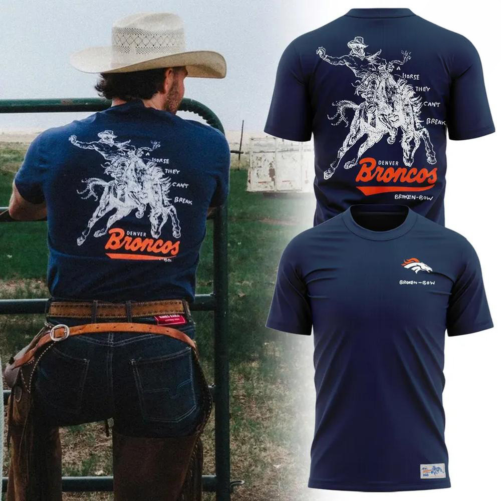 Denver Broncos Merch Broken Bow Shirt NFL Game Day Clothes Denver Broncos Fans Gifts 1 - Unicasport Denver Broncos Merch Broken Bow Shirt NFL Game Day Clothes Denver Broncos Fans Gifts