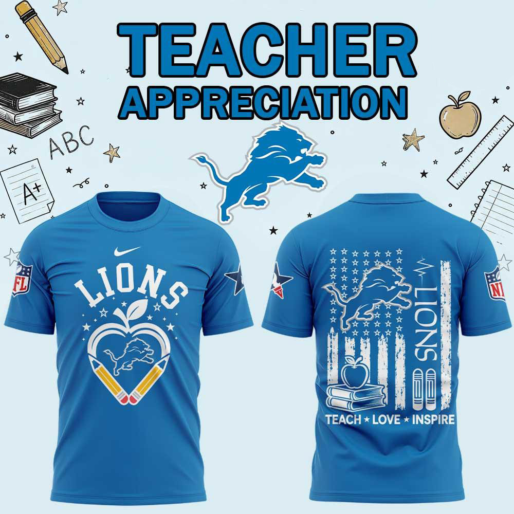 Detroit Lions Merch X Teacher Appreciation Honolulu Blue Shirt Football Attire Gifts Ideas 1 - Unicasport Detroit Lions Merch X Teacher Appreciation Honolulu Blue Shirt Football Attire Gifts Ideas
