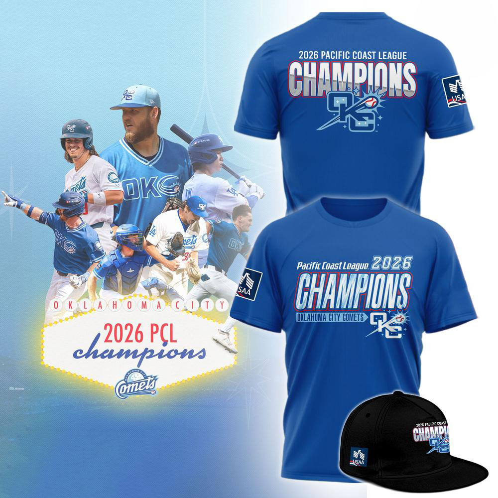 Oklahoma City Comets Merch Pacific Coast League Champions Shirt OKC Comets Game Day Attire 1 - Unicasport Oklahoma City Comets Merch Pacific Coast League Champions Shirt OKC Comets Game Day Attire