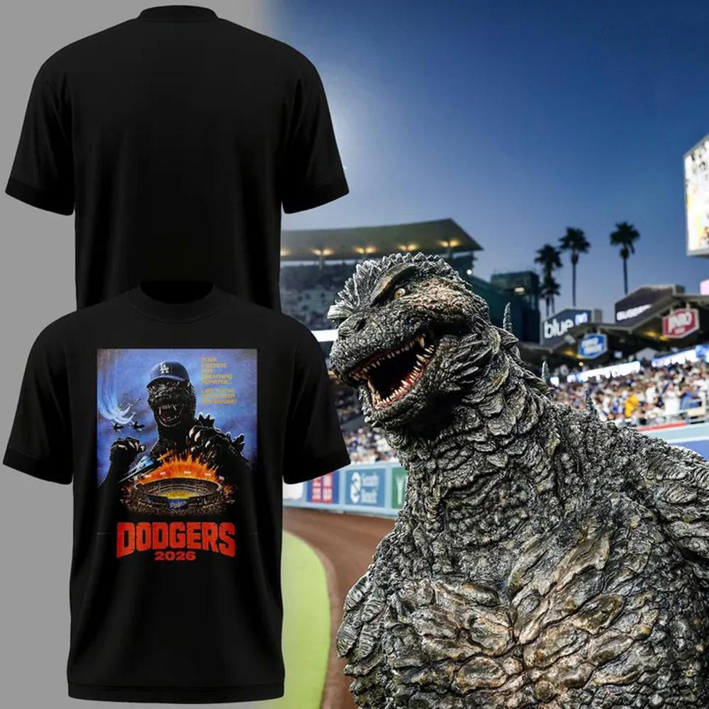 Los Angeles Dodgers X Godzilla Merch Shirt LA Dodgers Game Day Apparel Godzilla Lovers Gifts 1 - Unicasport Los Angeles Dodgers X Godzilla Merch Shirt LA Dodgers Game Day Apparel Godzilla Lovers Gifts