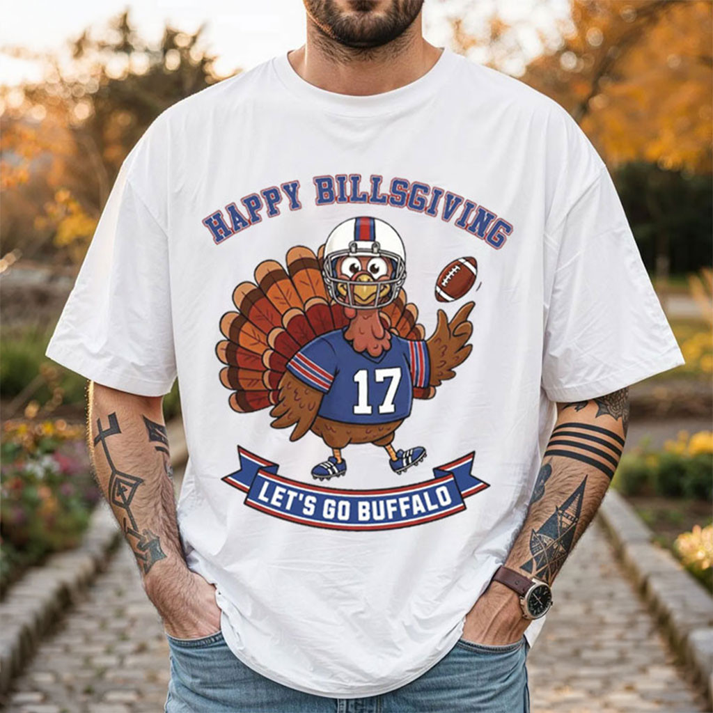Happy Billsgiving Buffalo Football Turkey Day Josh T-Shirt Buffalo Bills Merch Gift For Fans 1 - Unicasport Happy Billsgiving Buffalo Football Turkey Day Josh T-Shirt Buffalo Bills Merch Gift For Fans