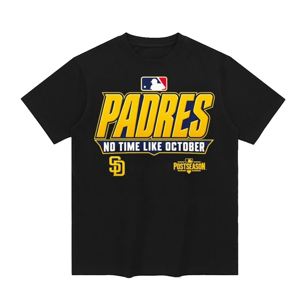 San Diego Padres No Time Like October Baseball Postseason T-Shirt 2026 SD Padres Merch 1 - Unicasport San Diego Padres No Time Like October Baseball Postseason T-Shirt 2026 SD Padres Merch
