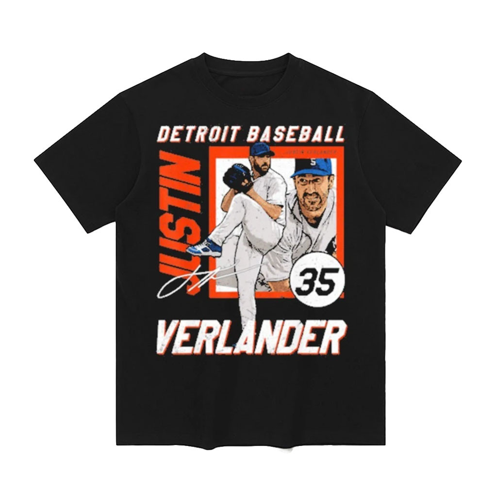 Justin Verlander 35 Detroit Baseball Legend Retirement T-Shirt Detroit Tigers Merch Fan Gifts 1 - Unicasport Justin Verlander 35 Detroit Baseball Legend Retirement T-Shirt Detroit Tigers Merch Fan Gifts