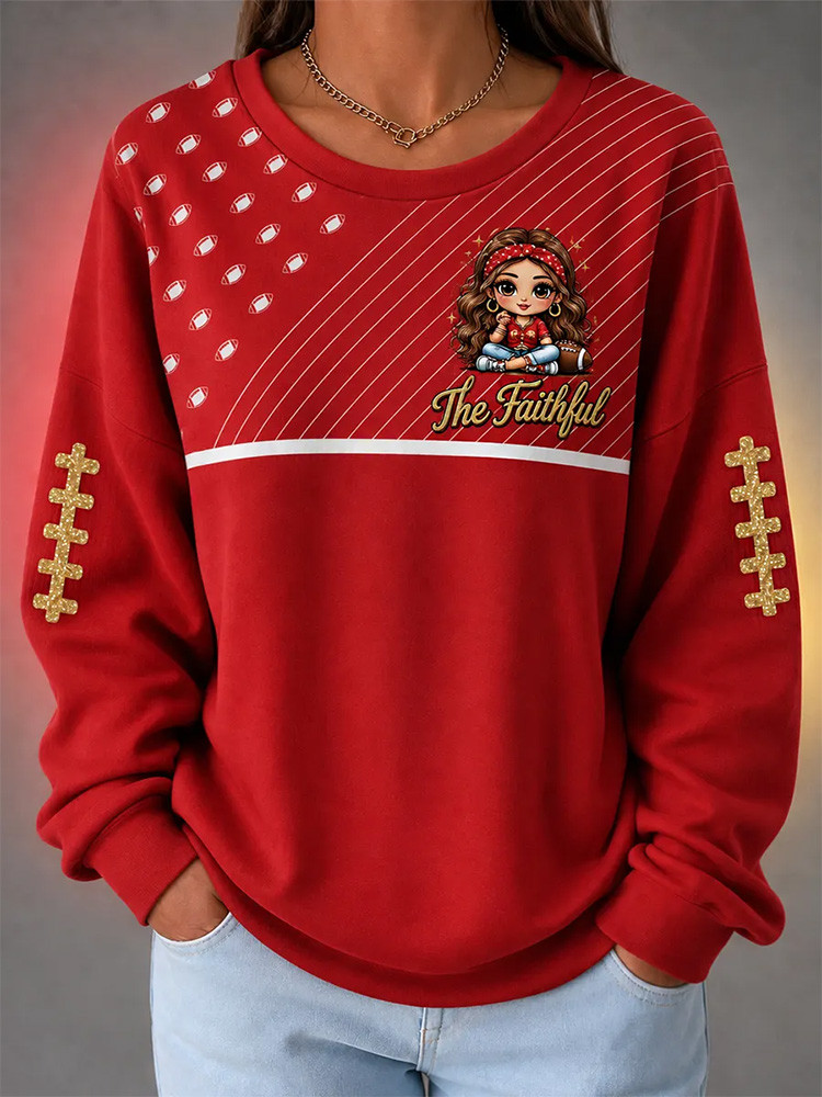 San Francisco 49ers Merch The Faithful Sweatshirt Game Day Outfit Gift For Francisco Lovers
