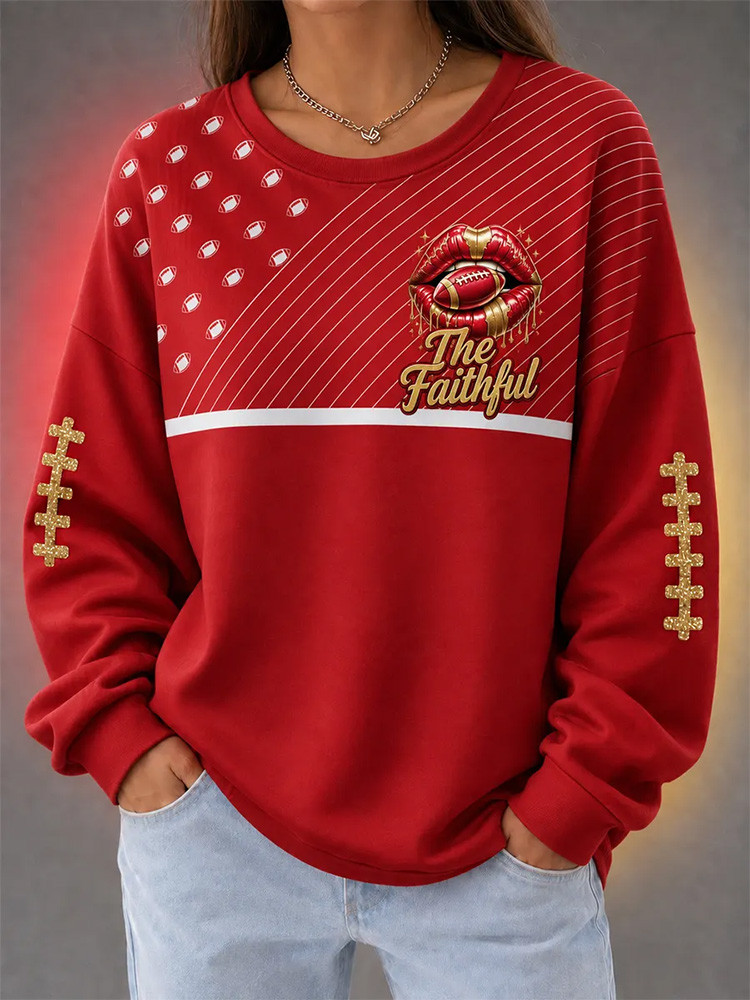 San Francisco 49ers Merch The Faithful Sweatshirt Game Day Outfit Gift For Francisco Fans
