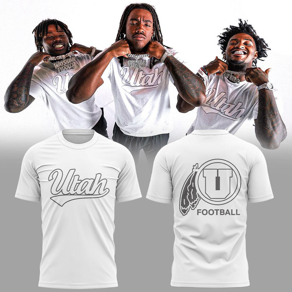 Utah Utes Football Merch White Out Shirt NCAA Football Apparel Gifts For Utah Utes Fans 1 - Unicasport Utah Utes Football Merch White Out Shirt NCAA Football Apparel Gifts For Utah Utes Fans