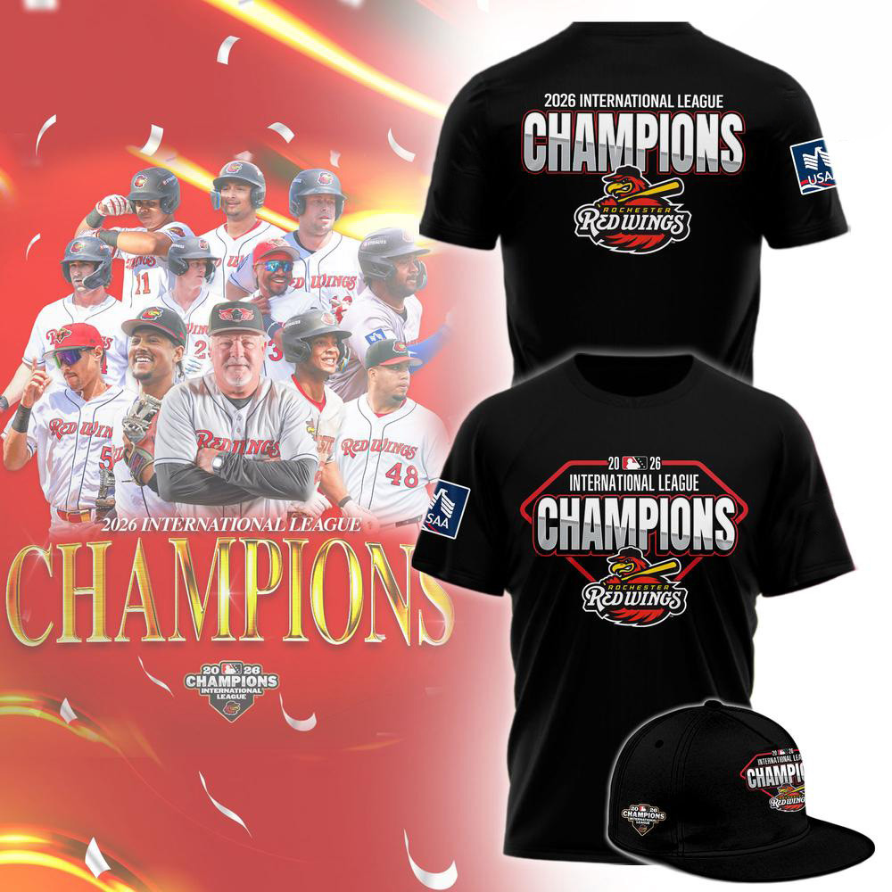 Rochester Red Wings Merch International League Champions Shirt Sport Apparel Gifts Ideas 1 - Unicasport Rochester Red Wings Merch International League Champions Shirt Sport Apparel Gifts Ideas