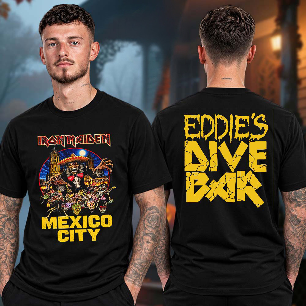 Iron Maiden Merch Mexico City Eddie Dive Bar Shirt Iron Maiden Concert Apparel Gifts Ideas 1 - Unicasport Iron Maiden Merch Mexico City Eddie Dive Bar Shirt Iron Maiden Concert Apparel Gifts Ideas
