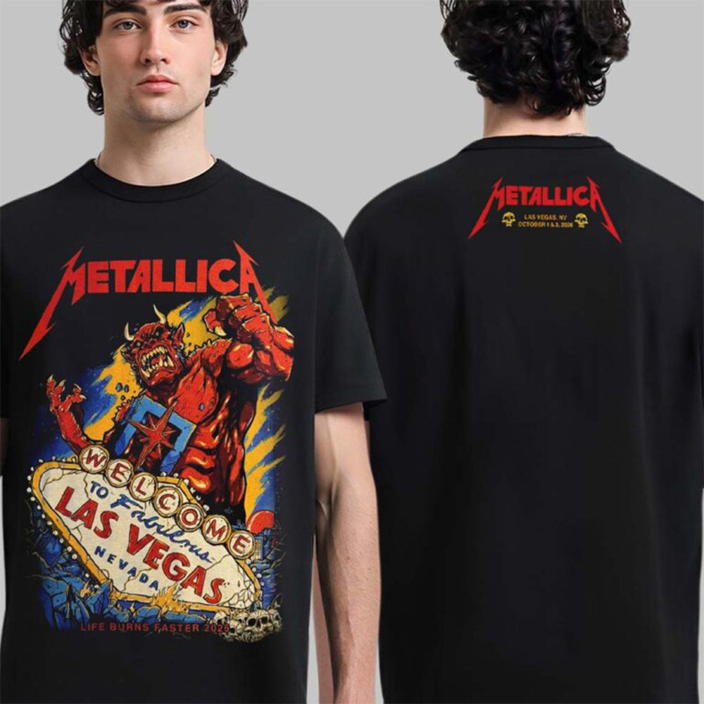 Metallica Merch Life Burns Faster Sphere Shirt Metal Concert Outfits Gifts For Husband 1 - Unicasport Metallica Merch Life Burns Faster Sphere Shirt Metal Concert Outfits Gifts For Husband