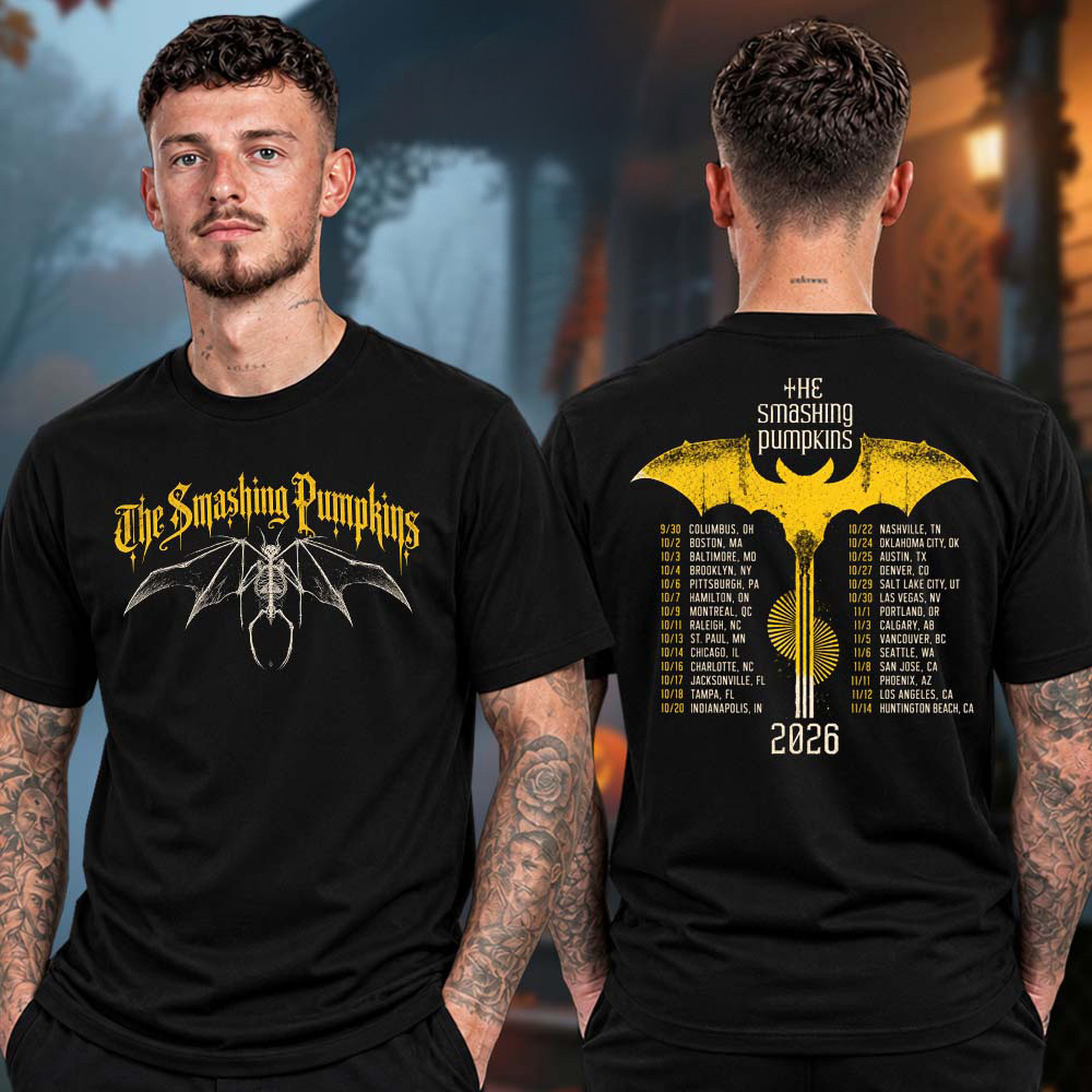 The Smashing Pumpkins Merch The Rats In A Cage Tour Skeleton Bat Shirt Gift For Rock Lovers 1 - Unicasport The Smashing Pumpkins Merch The Rats In A Cage Tour Skeleton Bat Shirt Gift For Rock Lovers