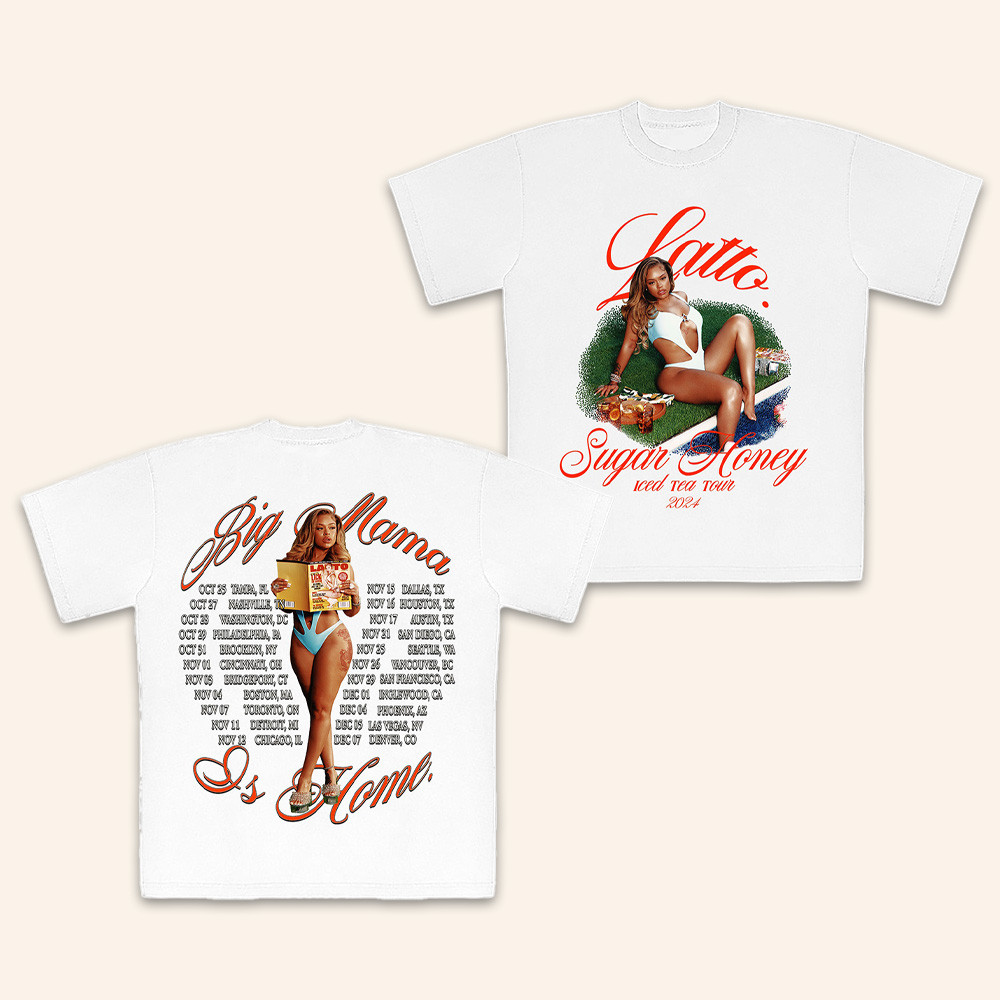 Latto Merch Sugar Honey Iced Tea Tour Shirt Latto Concert Clothing Ideas Gifts For Her 1 - Unicasport Latto Merch Sugar Honey Iced Tea Tour Shirt Latto Concert Clothing Ideas Gifts For Her