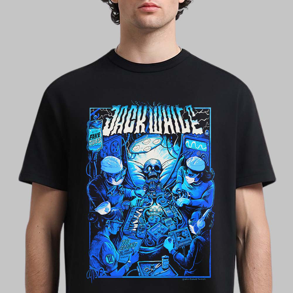 Jack White Merch Delmar California Show Poster Graphic Shirt Jack White Concert Outfits