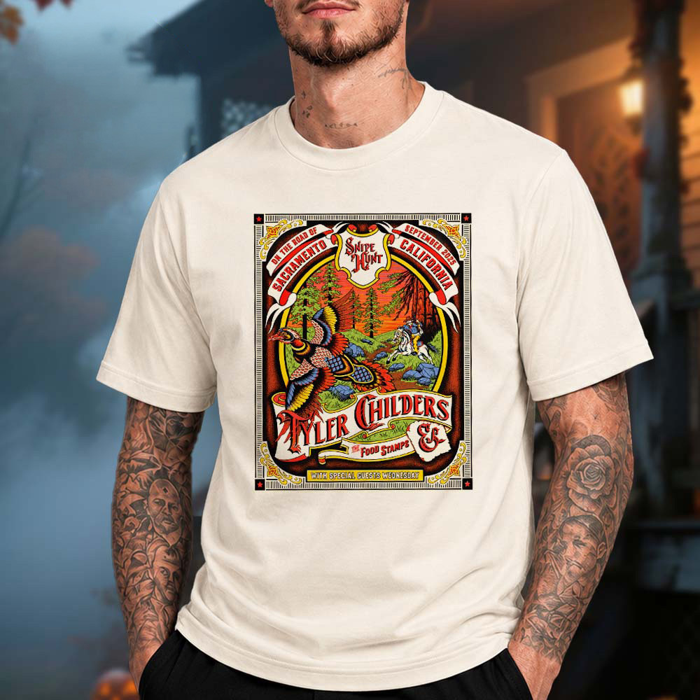 Tyler Childers Merch Sacramento CA Event Poster Graphic Shirt Tyler Childers Concert Apparel 1 - Unicasport Tyler Childers Merch Sacramento CA Event Poster Graphic Shirt Tyler Childers Concert Apparel
