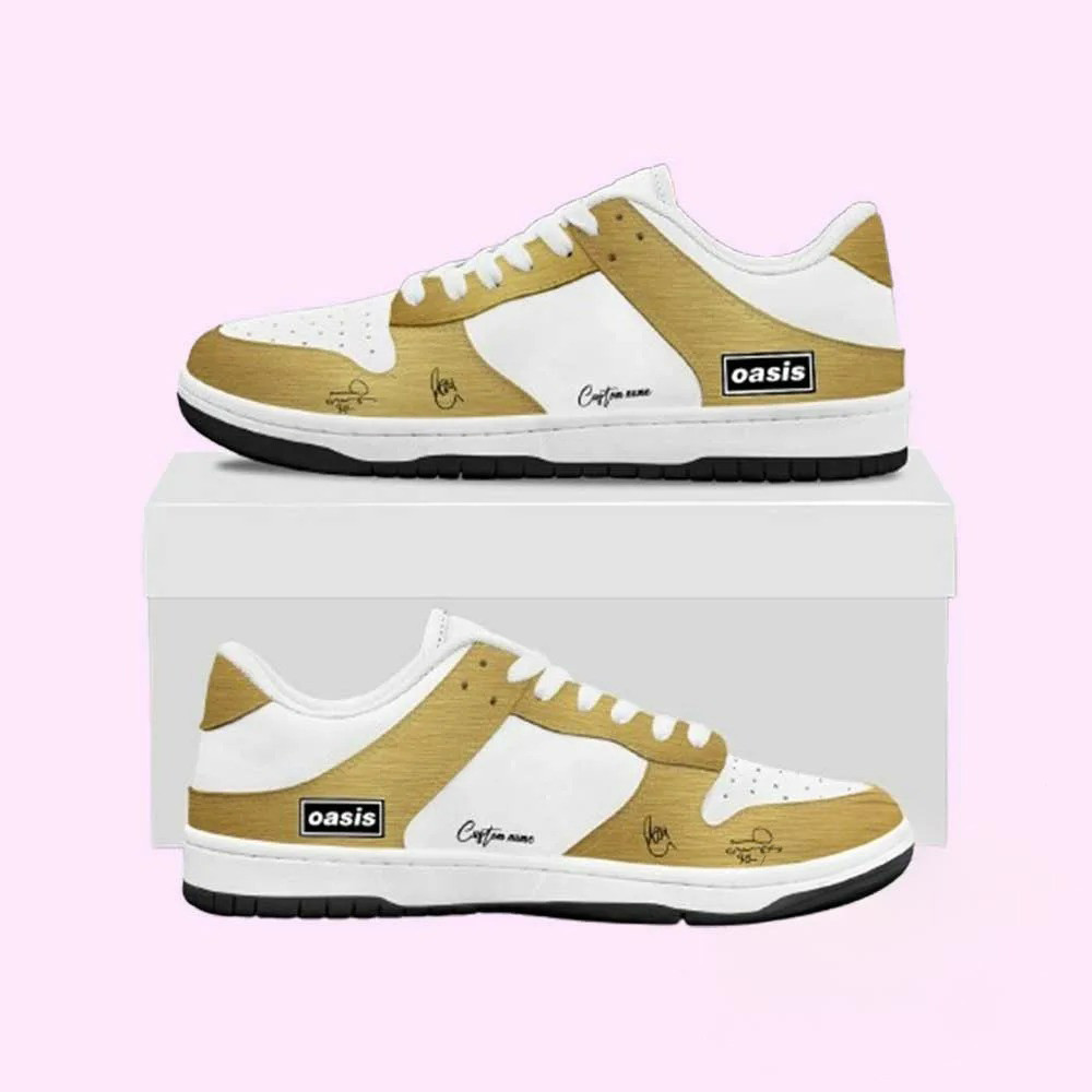 Personalized Oasis Merch Live 27 Signature Sneakers Oasis Band Shoes Gifts For Rock Lovers 1 - Unicasport Personalized Oasis Merch Live 27 Signature Sneakers Oasis Band Shoes Gifts For Rock Lovers