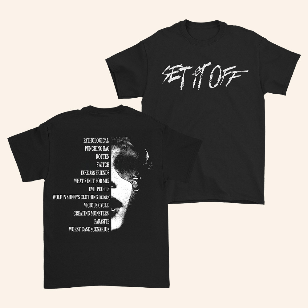 Set It Off Merch SIO Tracklist Shirt Rock Concert Clothing Unique Gifts For Set It Off Fans 1 - Unicasport Set It Off Merch SIO Tracklist Shirt Rock Concert Clothing Unique Gifts For Set It Off Fans