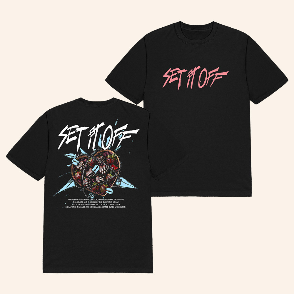 Set It Off Merch SIO Valentine's Shirt Set It Off Concert Tour Apparel Gifts For Rock Lovers 1 - Unicasport Set It Off Merch SIO Valentine's Shirt Set It Off Concert Tour Apparel Gifts For Rock Lovers