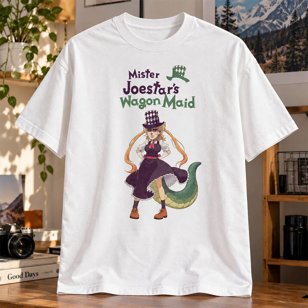 Mister Joestar S Wagon Maid Robert E O Speedwagon Shirt JoJo's Bizarre Adventure Merch 1 - Unicasport Mister Joestar S Wagon Maid Robert E O Speedwagon Shirt JoJo's Bizarre Adventure Merch
