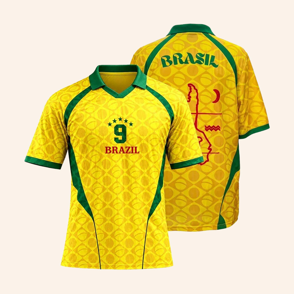 Brazil Retro 2026 Concept Jersey Brazil National Team Soccer Kits Gifts For Soccer Lovers